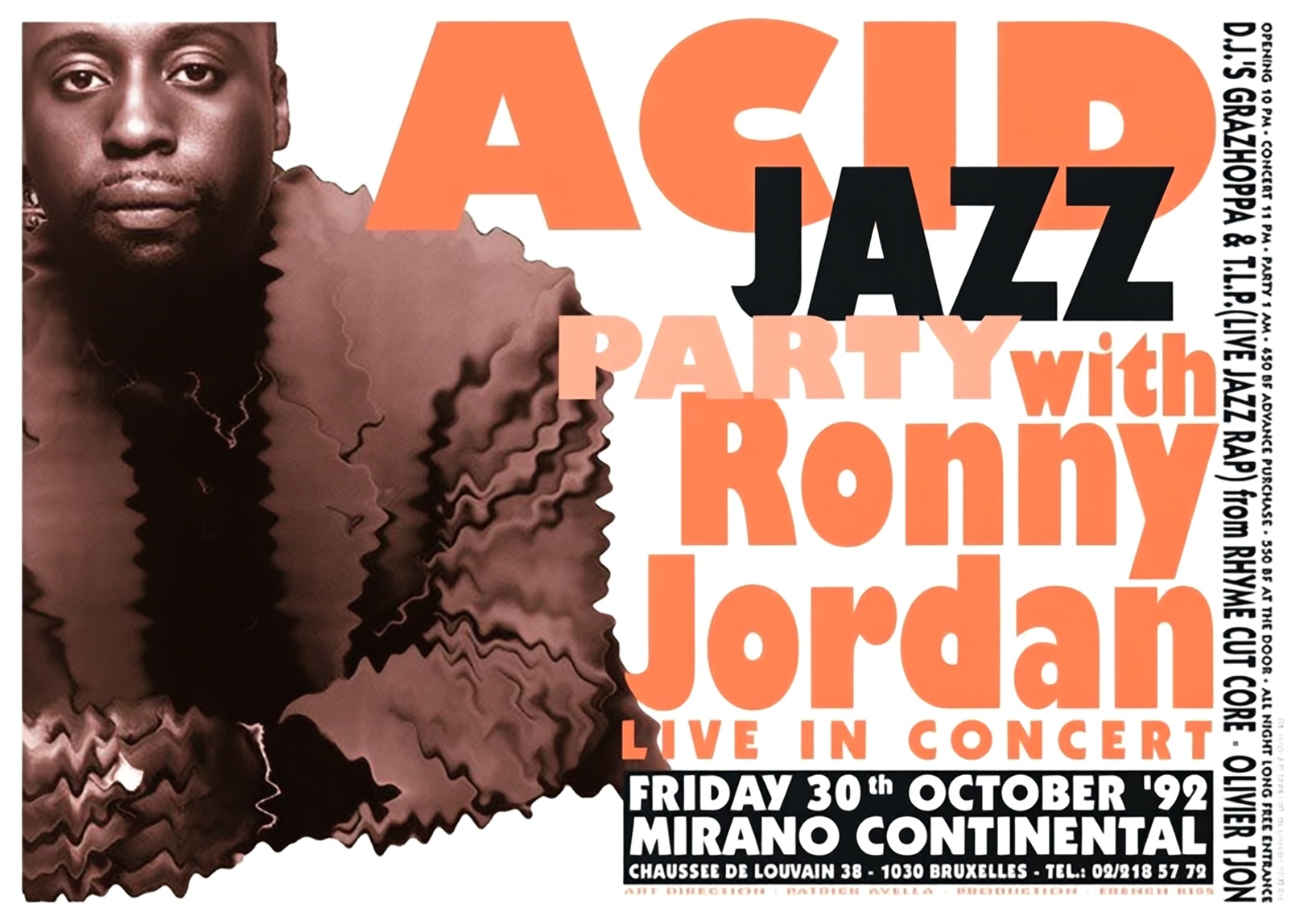 Acid Jazz Party with Ronny Jordan - Mirano Continental, 30 octobre 1992