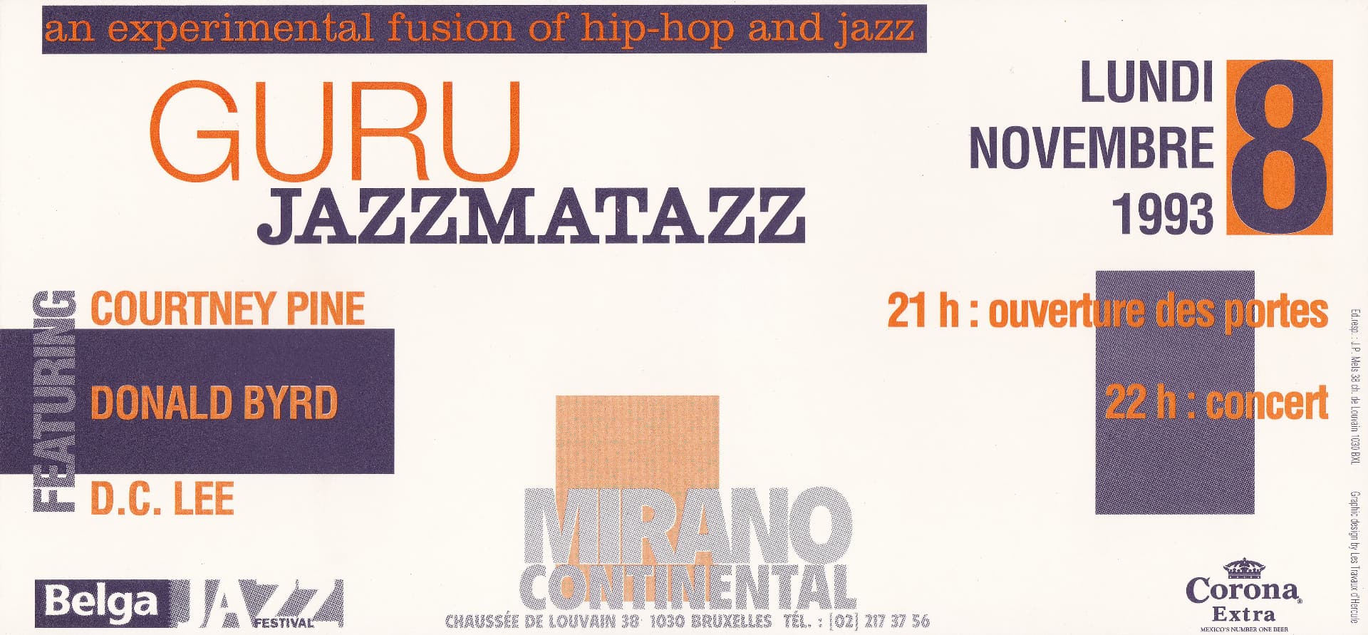 Guru Jazzmatazz - Mirano Continental, 8 novembre 1993